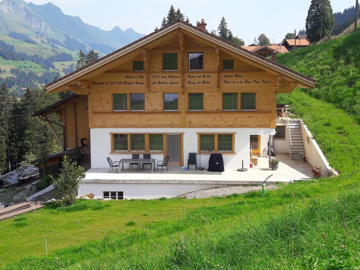 Ferien In Der Bergwelt Von Adelboden Bed & Breakfast Dış mekan fotoğraf